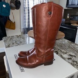 Melissa Button Knee-High Frye Boots